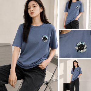 تیشرت گلی برجسته